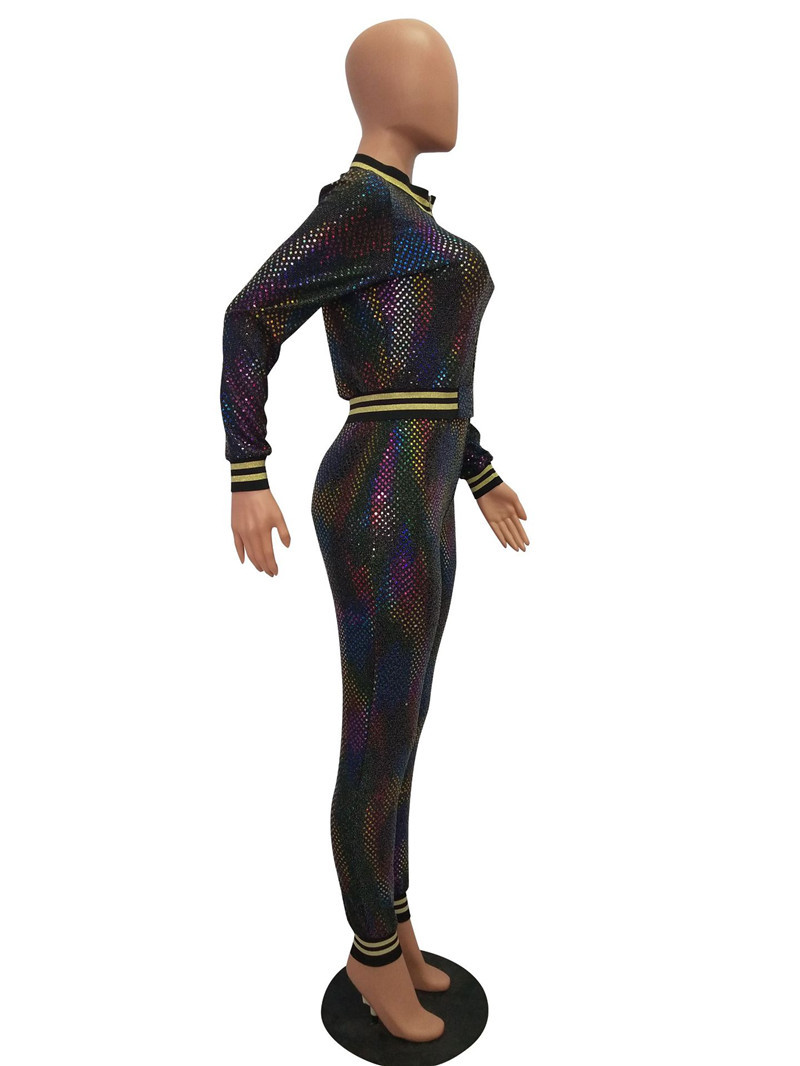 glitter tracksuit womens
