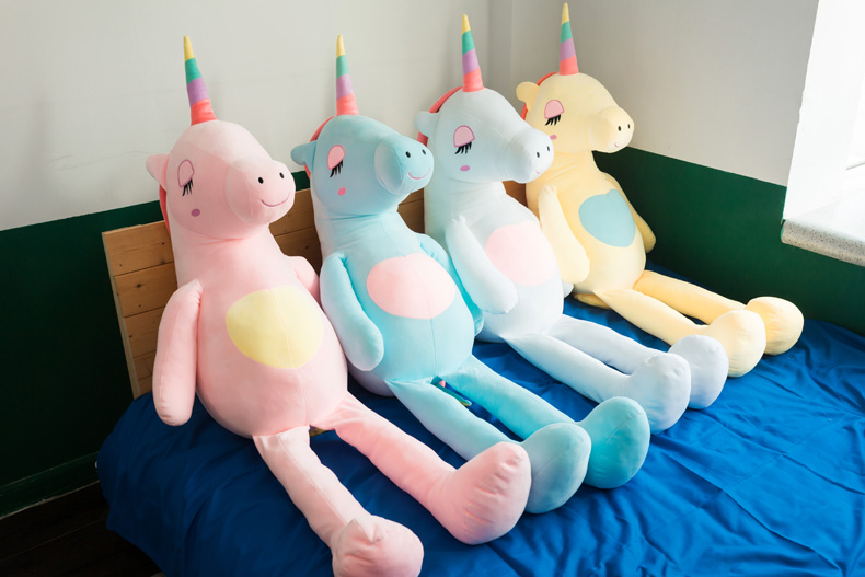 large soft unicorn toy