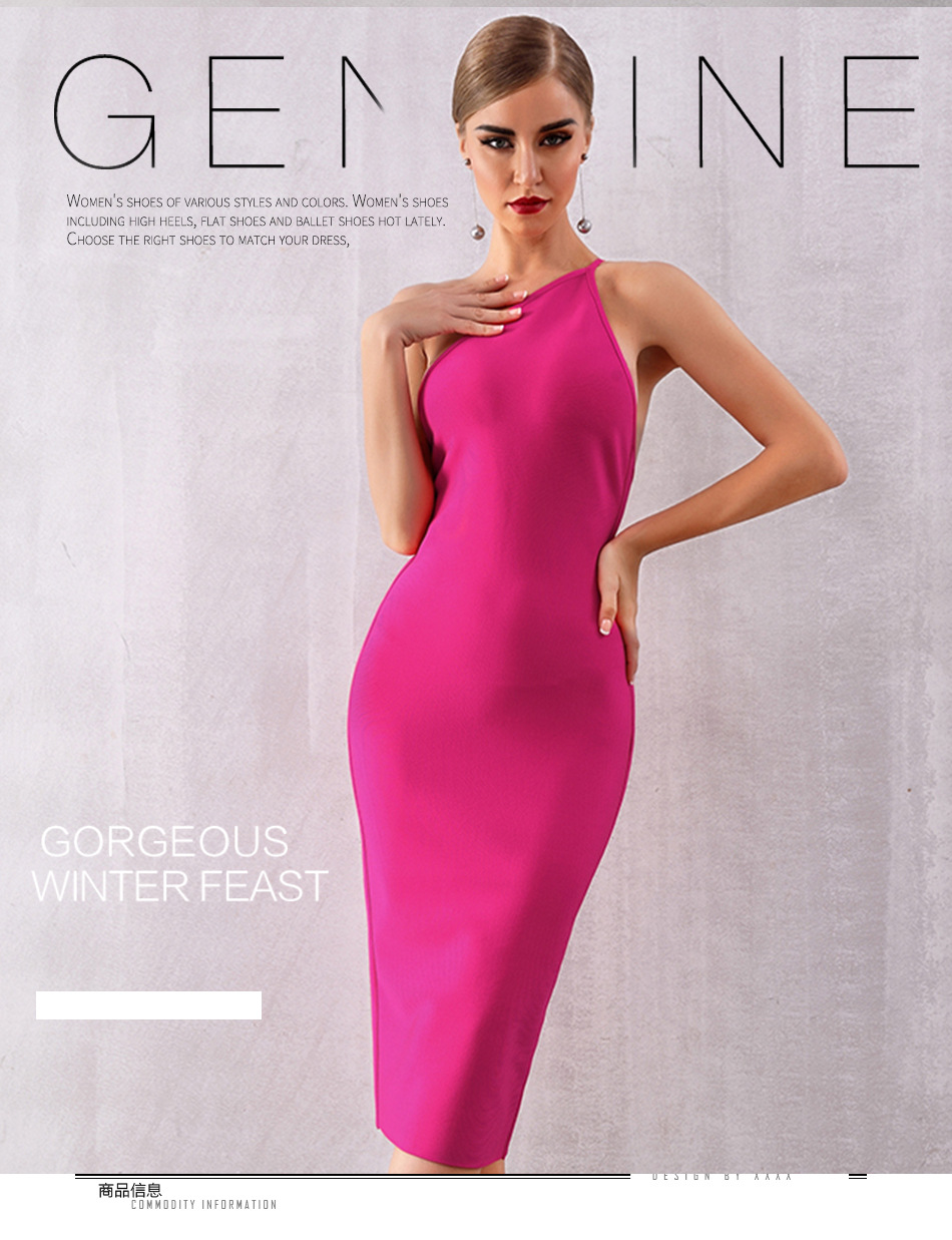 rose bandage dress