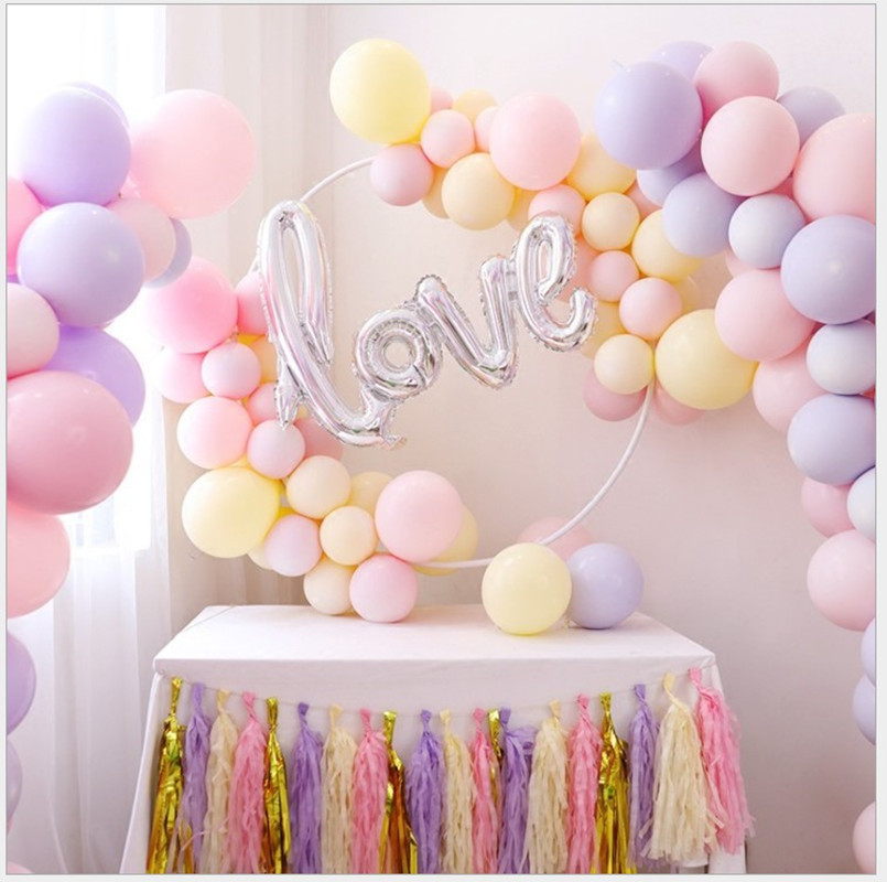 30pc 5" Candy Couleur Macaroon Latex Ballons Anniversaire Mariage Fête Décoration Fournitures