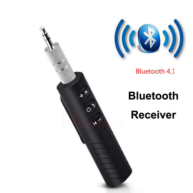 Bluetooth-ontvanger Auto Bluetooth Aux 3.5mm Bluetooth Audio-ontvanger Handsfree Call Auto Zender Auto Adapter