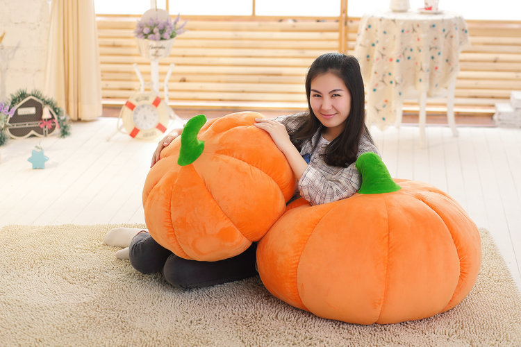 pumpkin plush pillow