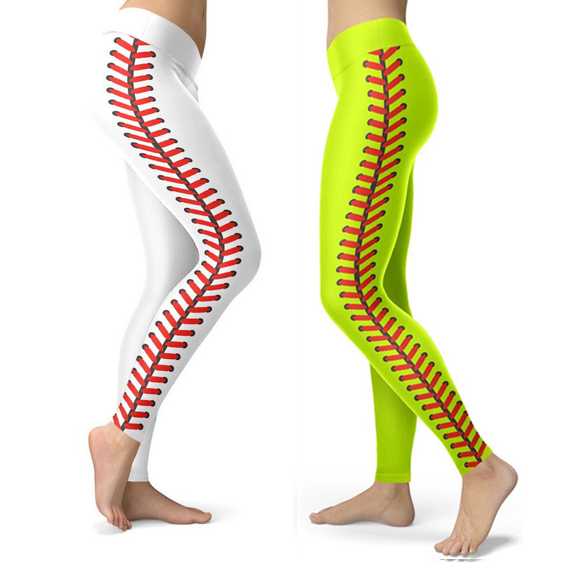 Acquistare Softball Leggings Donne Sport Pantaloni Sport Pantaloni Spandex  Teggings Neon Softball Stitch Yoga Sport Atletica Gedding Attive E122307  Economico | Consegna Veloce E Qualità | It.Dhgate