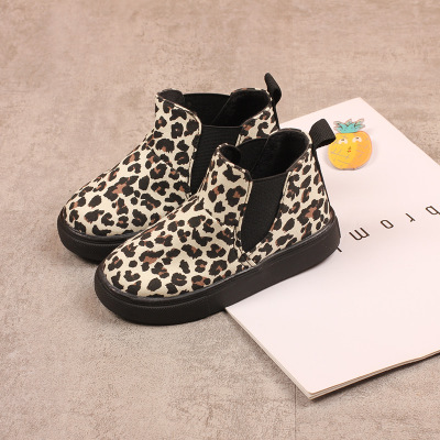 Childrens Boys and Girls Shoes Lace-Up Fleece Martin Sneakers Boots Childrens Baby Casual Shoes