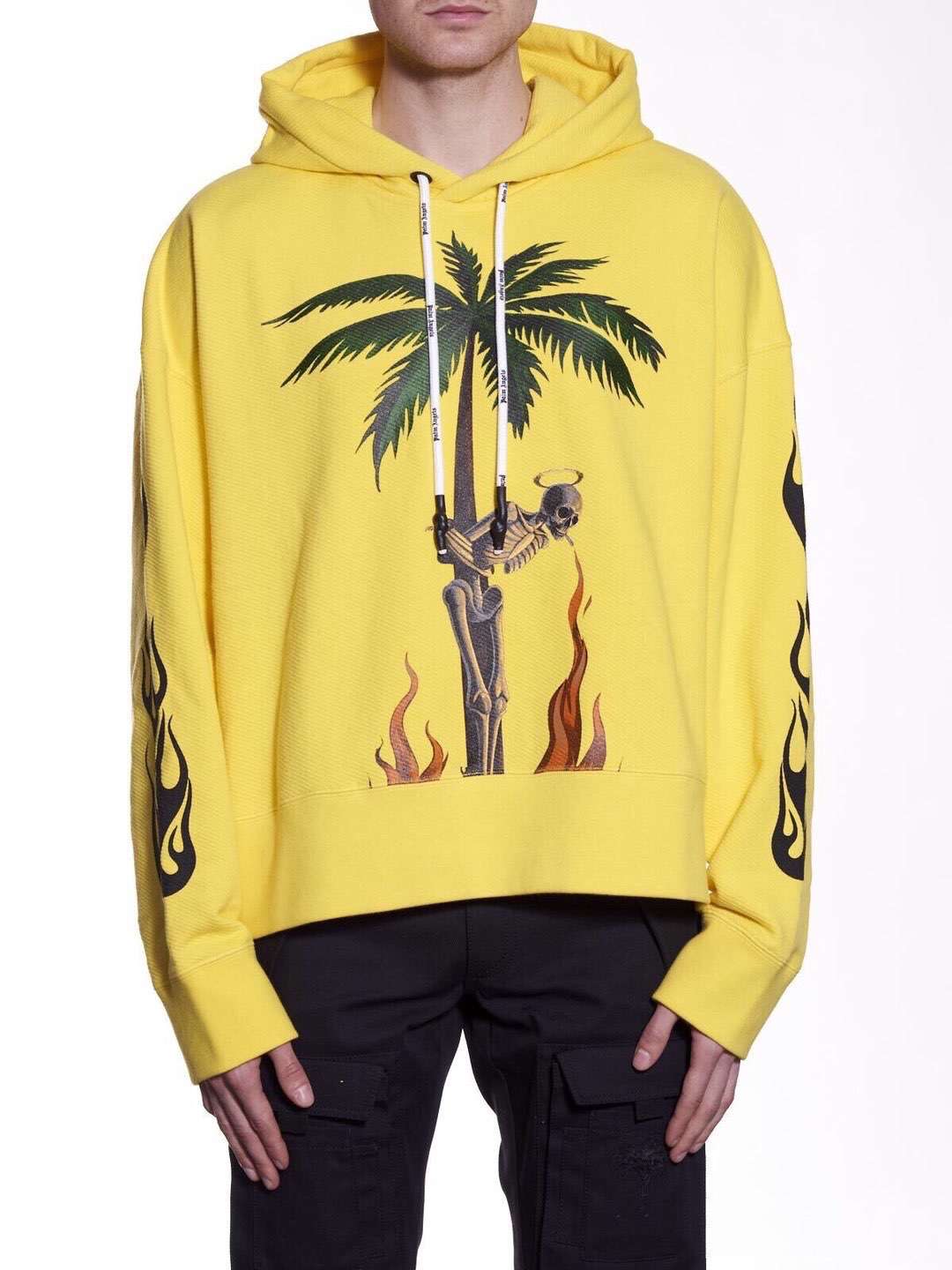 oversized hoodie yellow