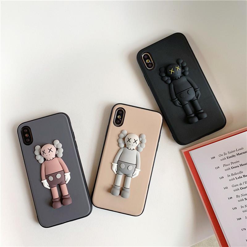 Etui Pour Telephone Portable Modele De Dessin Anime 3d Mignon Cas Telephone Mobile Silicone De Mode Mode Mignon Pour Iphone 6 6s Plus 7 8 Plus X S R 11 Pro Max