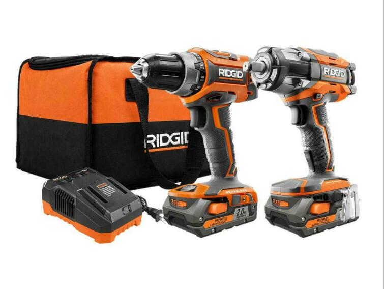 Electric Drill Online Sale Ridgid Power Tool Combo Kit 18 Volt Lithium