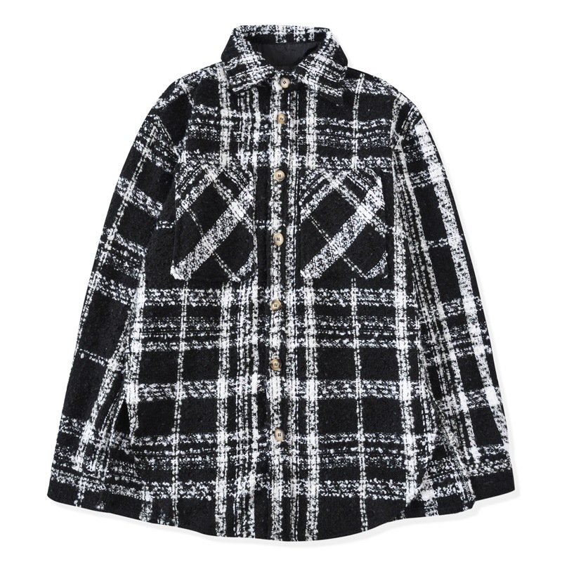 checkered overshirt