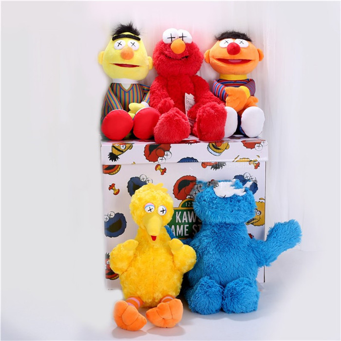 sesame street plush set