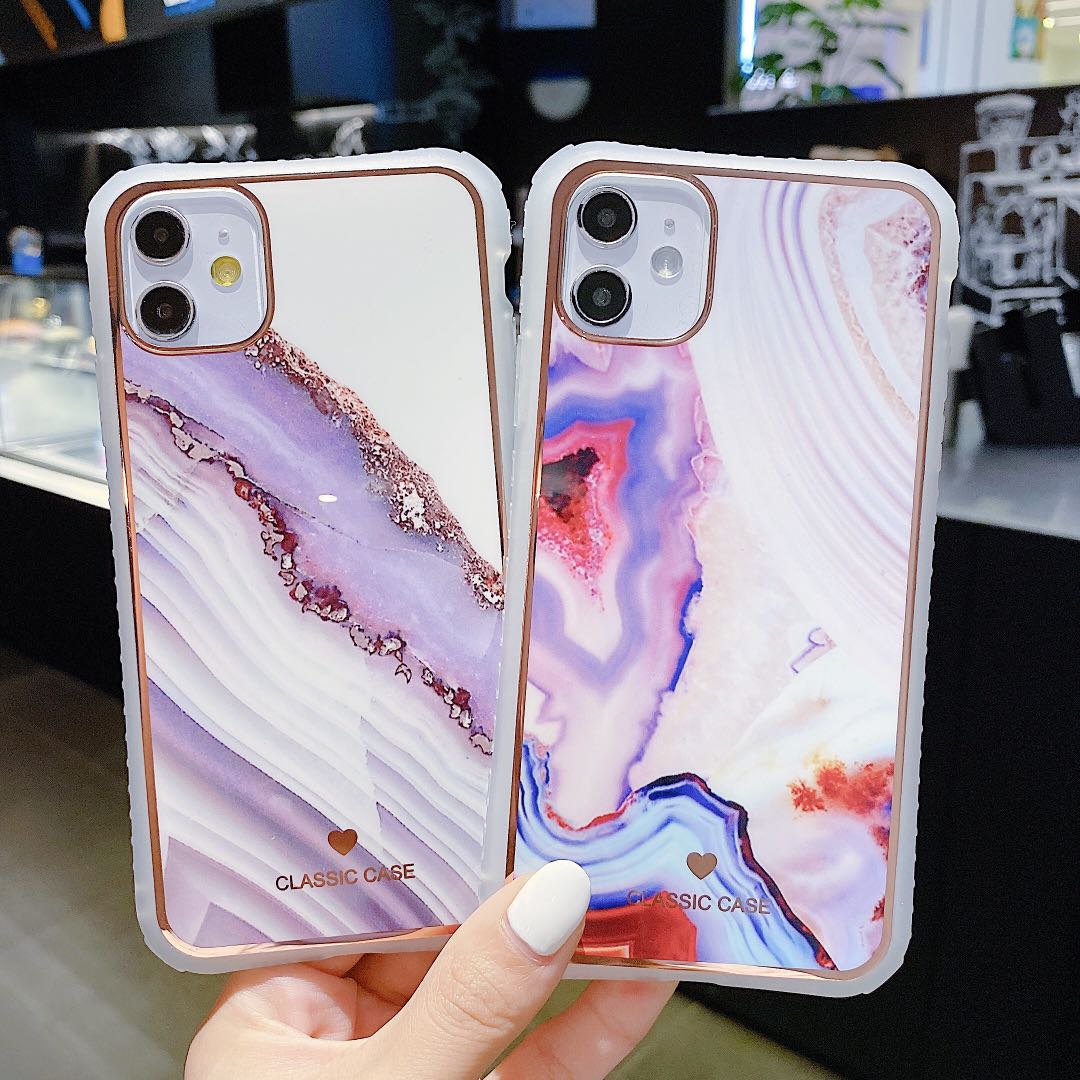 Marble Stone Texture Phone Case For IPhone 8 11 12 Pro X XS Max XR 7 8