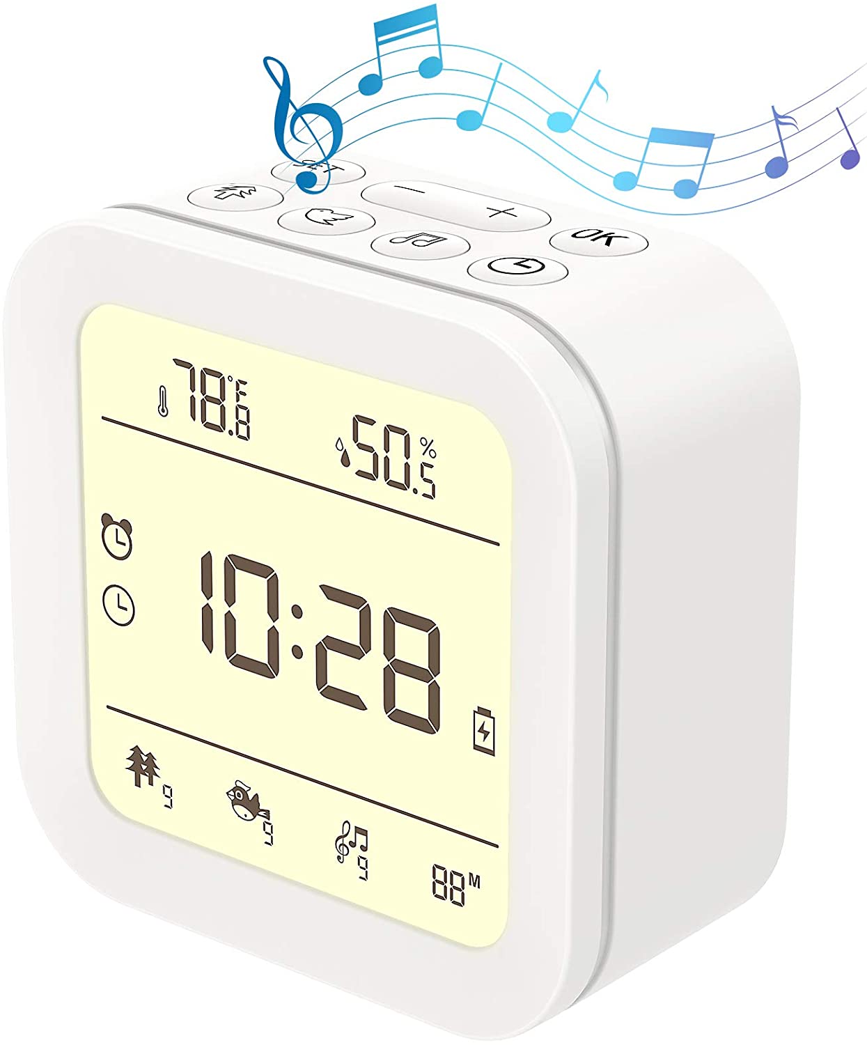 travel white noise alarm clock