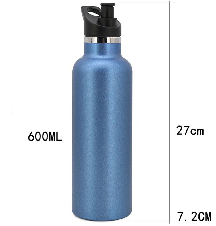 Best Quality 600ML Water Bottles Double Wall Stainless Steel Vacuum ...