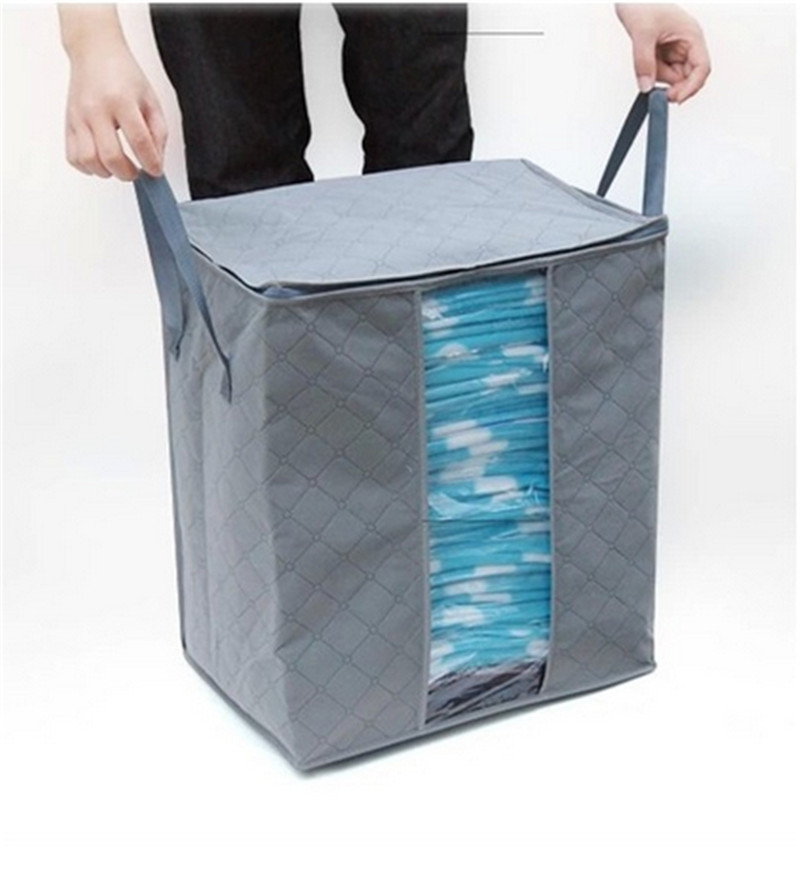Wholesale Portable Non Woven Quilt Storage Bag Clothing Blanket Pillow ...