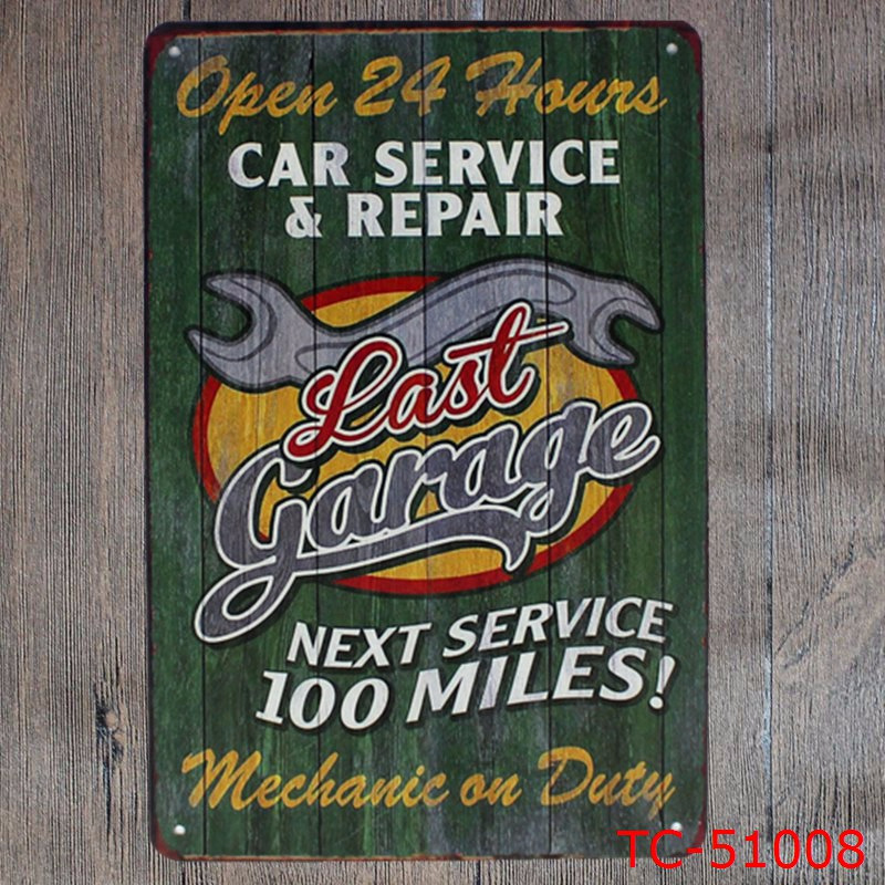 20*30cm Vintage Metal Tin Signs 39styles Wall Decor AUTOS Cars Iron ...