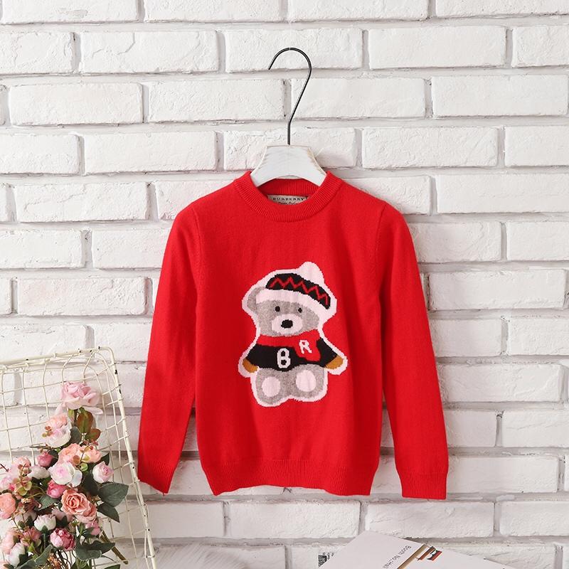 Kids Sweater Children S Sweater New Dog Head Embroidery Sweater Knitted Yarn Cashmere Blend Fashion Hot Sale Winter For Children Pullover Knitting