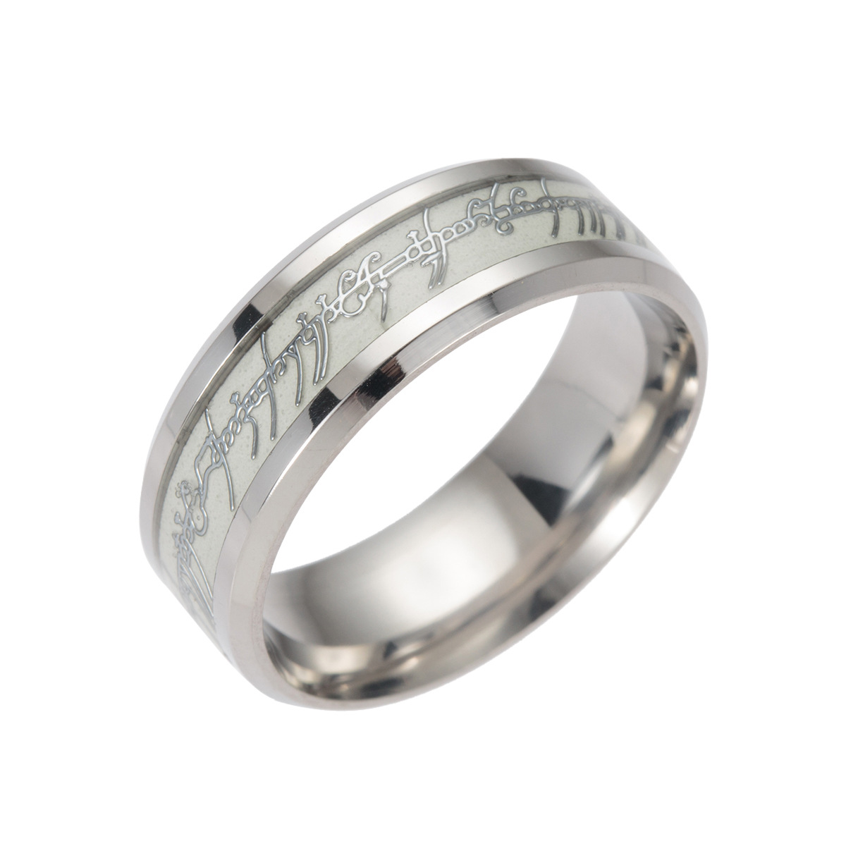 Fashion Wedding Band Stainless Steel The Lord Of Ring