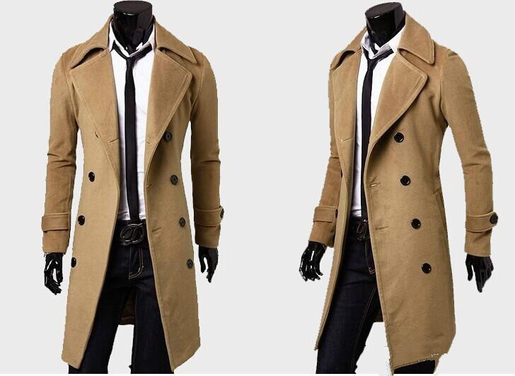 2019 Mens Designer Clothing Trench Coats Winter Fashion Single Breasted ...