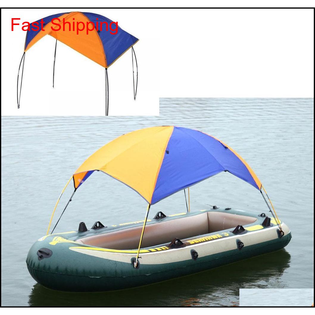 Inflatable Boat Fishing Sunshade Rain Canopy Kayak Kit Canopy Top