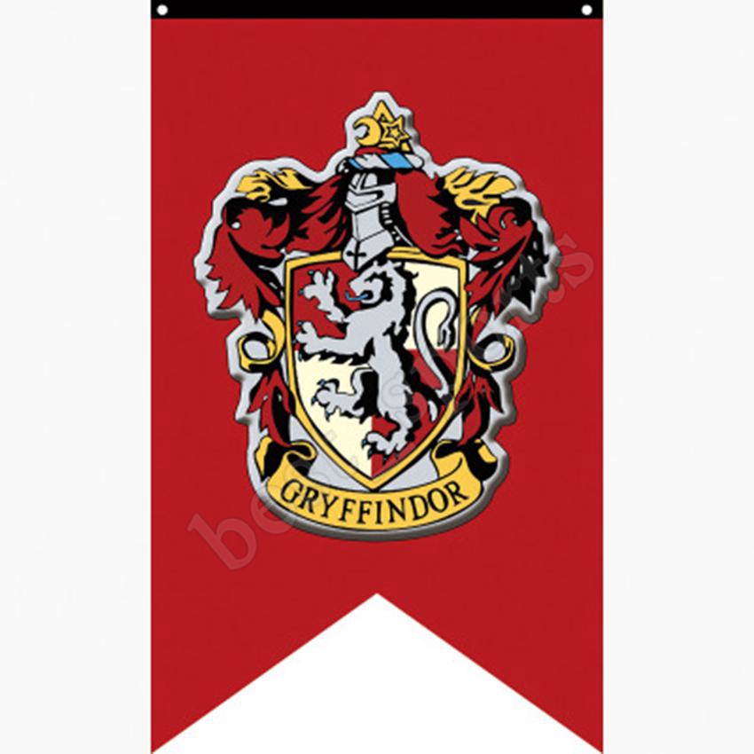 2020 Hogwarts College Party Flags Harry Potter Gryffindor Banner Sign ...